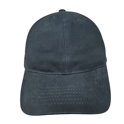 Rothco Strapback Hat Black OSFA Adjustable Solid Vent Holes Blank - Imagem 1 de 4