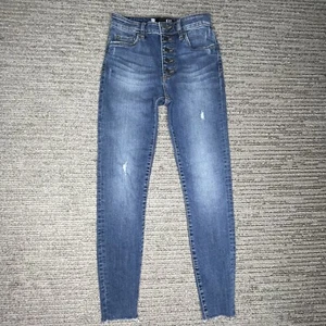 Kut From The Kloth Size 00 Girls Jeans Donna High Rise Ankle Skinny Denim Blue - Picture 1 of 3