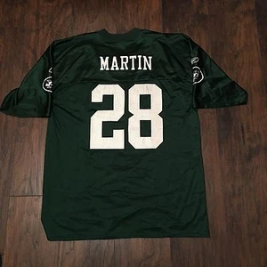 Vintage Curtis Martin #28 New York Jets NFL Reebok Football Jersey Size Large - Picture 1 of 4