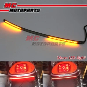 AMP-Z 37 cm Humo con Luz de Señal LED Barra de Luz Trasera Tubo para Yamaha - Imagen 1 de 5