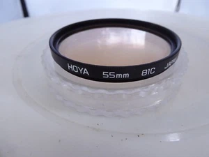 HOYA 55mm 81C Warm up lens Filter unmarked vgc - Picture 1 of 3