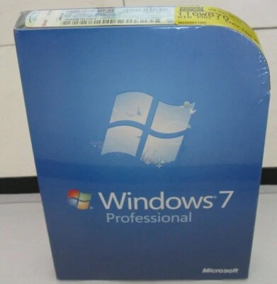Microsoft Windows 7 Professional 32/64 bit Retail Full Version - Bild 1 von 2