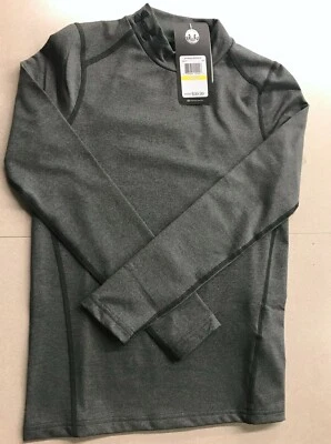 Under Armour Youth Kids ColdGear Long Sleeve Shirt, Charcoal, Size Medium, NEW! - Image 1 of 3