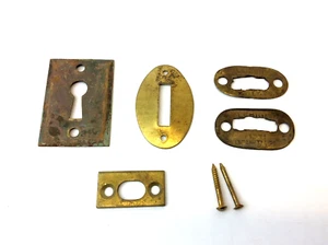Lehigh County PA Keyable Cover Plates Finials Brass Metal Harware Parts - Picture 1 of 7