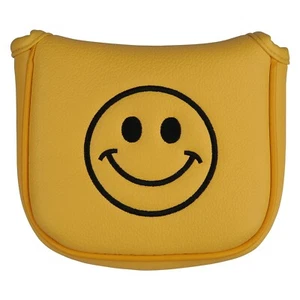 Golf Square Mallet Center Shaft Putter Head Cover Soft Leather Magnetic Closure - Picture 1 of 18