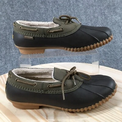 JBU By Jambu Shoes Womens 9.5 M Gwen Duck Lined Slip On JB17GWN75 Green Rubber - Image 1 of 4