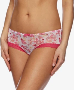 Pantalones Cortos Frenesí Florales Gossard Talla Grande Rosa Brillo Brillos Bragas Pantalones - Imagen 1 de 2