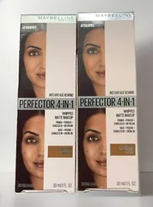 2x Maybe Instant Age Rewind 4-In-1 Foundation Matte Makeup 03 MEDIUM TWO NEW - Picture 1 of 7