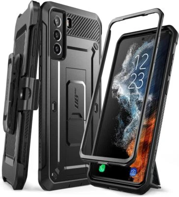 SUPCASE Unicorn Beetle Pro Series Case for Samsung Galaxy S22 Full Body Black