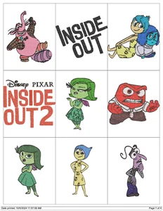 36 CARTOON CHARACTERS PATTERNS MACHINE EMBROIDERY DESIGNS PES BROTHER USB - Picture 1 of 23