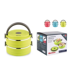 Thermo Lunchbox Brotdose Speisebehälter Essen Thermo Isolier Behälter Qu-2set - Bild 1 von 9