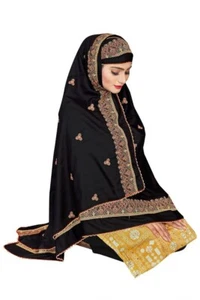 EBADAT Damen traditioneller komplett bestickter Viskose weich lang hautfreundlich Namaz - Bild 1 von 2