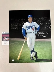 Steve Garvey signed "74 NL MVP" autographed Los Angeles Dodgers 16x20 Photo JSA - Picture 1 of 3