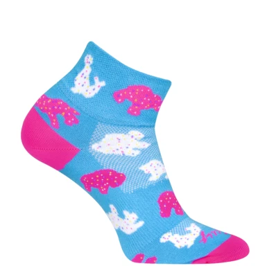 Socks - SockGuy - Frosted S/M Women's 2" Cycling/Running Blue NEW - Image 1 of 4
