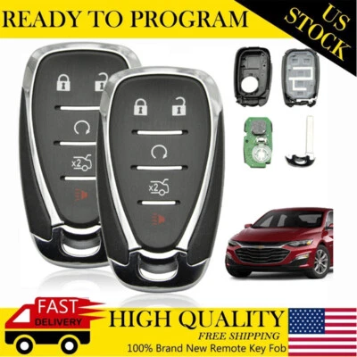 Ajuste 2016 2017 2018 2019 2020 2021 Chevrolet Camaro Cruze Malibu mando a distancia llavero Foto 1 de 4