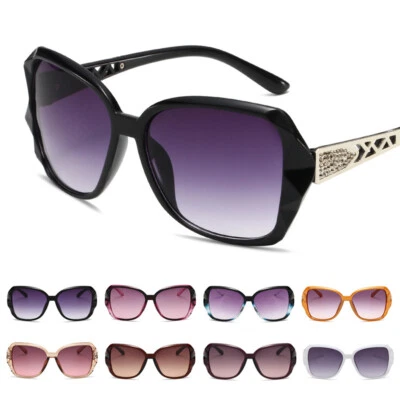 Oversized Square Sunglasses Women Ladies Vintage Trendy Large Frame Sunglasses - Image 1 of 4