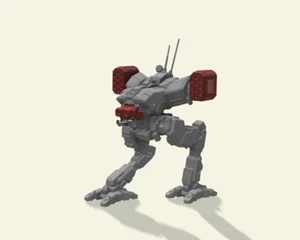 Locust LCT-5V | Esclusiva DIW | Miniatura stampata in 3D per Battletech - Foto 1 di 1