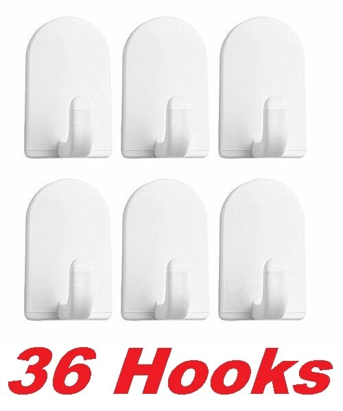 Mini Ganchos Autoadhesivos InterDesign Gancho de Almacenamiento Colgante Duradero (Paquete de 36) Foto 1 de 1