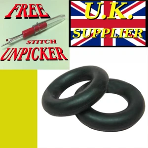 2 X SEWING MACHINE BOBBIN WINDER RUBBER /TYRE UNIVERSAL FIT FREE STITCH UNPICKER - Picture 1 of 2