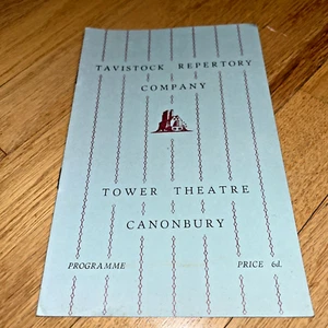 1955 PLAYBILL, TOWER THEATRE Canonbury - THE SPRINGTIME OF OTHERS Jean Bernard - Picture 1 of 7