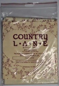 Country Lane Aida Cross Stitch Fabric Regency Mills Heart Center 14 Count 16... - Picture 1 of 3