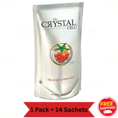 1 X pó antienvelhecimento de células-tronco de cristal fitociência – 14 saquetas (pacote com 1) - Imagem 1 de 4