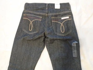 Calvin klein junior girl jean size 0 low rise true boot cut . nwt. - Picture 1 of 9