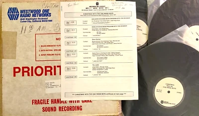 12/18/91 CHRISTMAS WITH OAK RIDGE BOYS & FRIENDS, 3 HRS, 35 TUNES &INTERVIEWS - Image 1 of 3