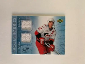 2007-08 Upper Deck Ice Frozen Fabrics #FFES Eric Staal - Carolina Hurricanes - Picture 1 of 2