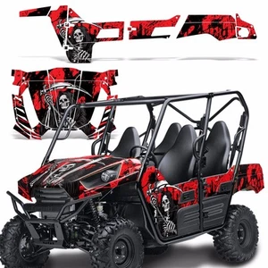 Kit de gráficos envolvente para calcomanías de pegatinas Kawasaki Teryx4 800 UTV 2012-2015 ROJO COSECHA - Imagen 1 de 2