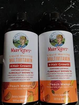 2 Peach MangoMaryRuth's Multivitamin Multimineral Supplement for Women+Hair  - Image 1 of 4