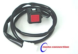YAMAHA YZF250 YZF426 YZF450 YZF 99-04 RFX ENGINE KILL SWITCH BUTTON WITH WIRING - Picture 1 of 1