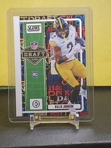 2025 Score NFL DRAFT 2025 KALEB JOHNSON ROOKIE RC Steelers - Picture 1 of 2