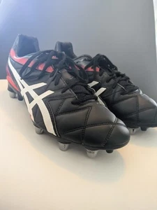 Asics Leathal Scrum (P617Y) Rugby Boots Please Read Description And See Pictures - Picture 1 of 11