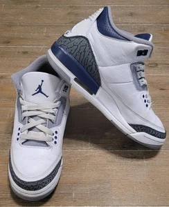 Nike Air Jordan 3 Retro Cement Gray Athletic Shoes DM0967-140 Youth 6Y Wmns 7.5 - Picture 1 of 7