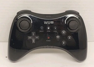 Offizieller Original Zubehör Hersteller Nintendo Wii U Schwarz Wireless Controller WUP-005 getestet  - Bild 1 von 5