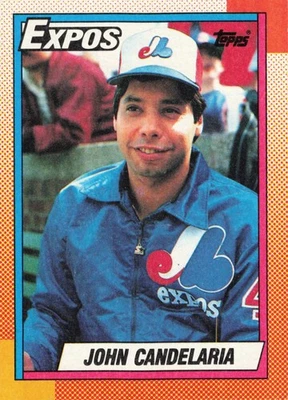 John Candelaria 1990 Topps #485 Montreal Expos Baseball - Image 1 of 2