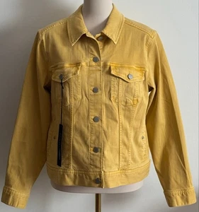 Gelbe Temma Jeansjacke Damen Liverpool 1X - Bild 1 von 4