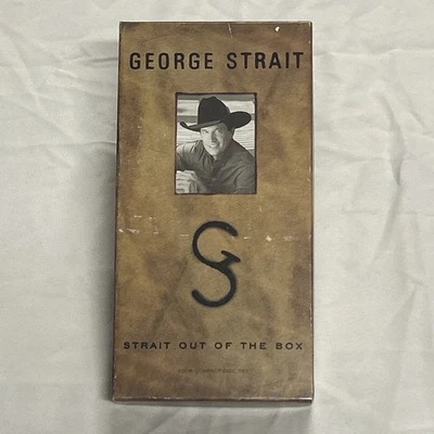 George Strait Strait Out of the Box 4-Cassette Set with Booklet, 72 Tracks - Image 1 of 4