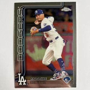 2025 Topps Chrome Base Mookie Betts Los Angeles Dodgers #50 - Picture 1 of 2