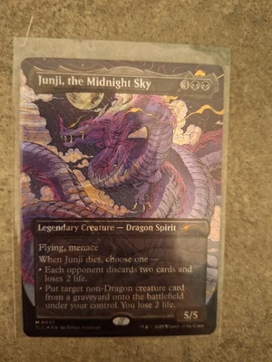 Mtg Magic Secret Lair Encyclopedia Junji, The Midnight Sky Halo Foil - Image 1 of 2