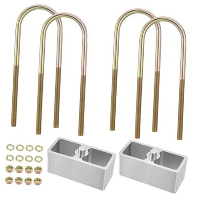 Kits de bloques de descenso de resorte de hoja universal de 2-1/2 pulgadas, bloques de descenso de 2,5 pulgadas Foto 1 de 4