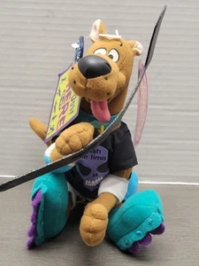 Scooby Doo Plüsch Rollerblades Hockey Hanna Barbera Cartoon weiches Stofftier - Bild 1 von 24