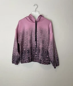 Pullover Koral Scuba Mujer Grande Rosa Pitón Estampado Serpiente Elevado Atletismo - Imagen 1 de 13