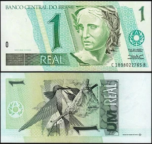 Brazil 1 Real Nd 1997, UNC, P-243Af, Sign 39 - Picture 1 of 3