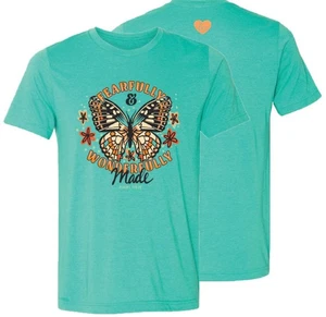 Lulumac Damen Gr. 3x T-Shirt "Fearfully& Wonderfully Made Psalms 139:14" - Bild 1 von 8