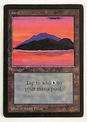MTG - Beta Island Version C! Minimal Play. Excellent Condition Card - Image 1 of 2