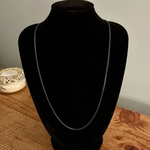 22” Bkackout Cuban 2mm .925 Silver Necklace - Picture 1 of 3