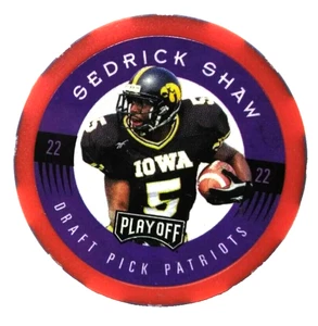 Nfl Playoff 1997 Draft Pick Patriots Chip Shot Low #22 Of Sedrick Shaw Rookie! - Picture 1 of 6