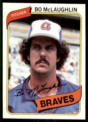 1980 Topps #326 Bo McLaughlin Atlanta Braves - Image 1 of 2